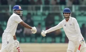 రంజీ ట్రోఫీ ఫైనల్.. భారీ స్కోర్‌కి ఆలౌటైన జమ్ము కశ్మీర్