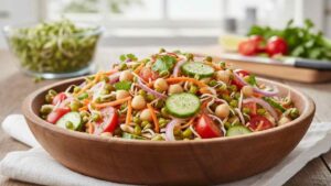 Sprout salad: పచ్చి “మొలకలు’’ తినలేకపోతున్నారా, అయితే ఇలా చేయండి.. ఉదయాన్నే హెల్తీ బ్రేక్‌ఫాస్ట్..