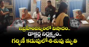 ఇబ్రహీంపట్నంలో విషాదం.. డాక్టర్ల నిర్లక్ష్యం.. గర్భిణీ కడుపులోశిశువు మృతి