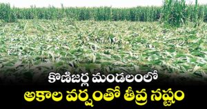 కొణిజర్ల మండలంలో అకాల వర్షంతో తీవ్ర నష్టం