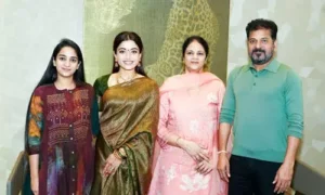 సిఎం రేవంత్ రెడ్డిని కలిసిన నటి రష్మిక