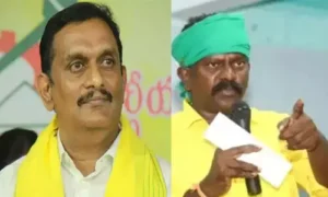 చిన్ని వర్సెస్ కొలికపూడి... ఎంపి అంటే మట్టి, పేకాట