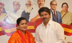 అలా మాట్లాడితే ఎలా విజయ్: టివికె నాయకురాలు