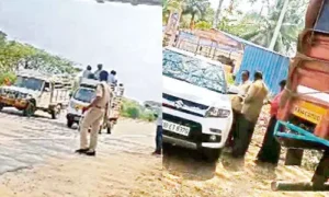 భూత్పూర్ లో హైవేపై హైటెక్ పోలీస్ దందా!