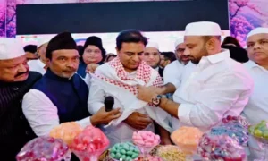 తెలంగాణ భవన్‌లో ఘనంగా ఇఫ్తార్ విందు..హాజరైన కెటిఆర్