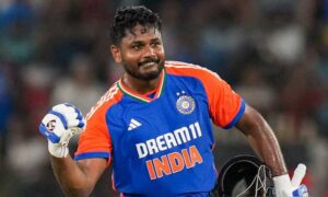 సంజూ శామ్సన్ హాఫ్ సెంచరీ