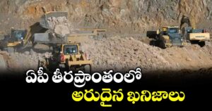 ఏపీ తీరప్రాంతంలో అరుదైన ఖనిజాలు