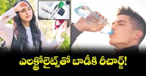 ఎలక్ట్రోలైట్స్తో బాడీకి రీచార్జ్!