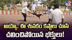 అయ్యో.. ఈ శునకం కష్టాలు చూసి చలించిపోయిన భక్తులు
