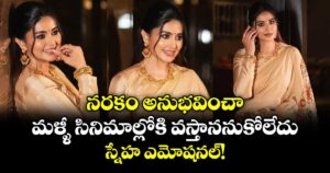 Sneha: నరకం అనుభవించా.. మళ్ళీ సినిమాల్లోకి వస్తాననుకోలేదు.. స్నేహ ఎమోషనల్!