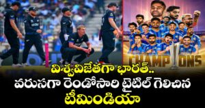 T20 World Cup: విశ్వవిజేతగా భారత్.. వరుసగా రెండోసారి టైటిల్ గెలిచిన టీమిండియా