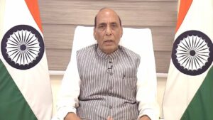 నేటి యుద్ధం సరిహద్దులను దాటింది..  దేశాన్ని రక్షించడానికి బలమైన సైన్యం అవసరంః రక్షణ మంత్రి