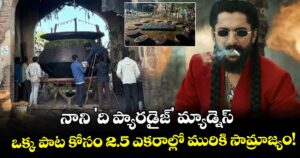 The Paradise: నాని 'ది ప్యారడైజ్' మ్యాడ్నెస్.. ఒక్క పాట కోసం 2.5 ఎకరాల్లో మురికి సామ్రాజ్యం!