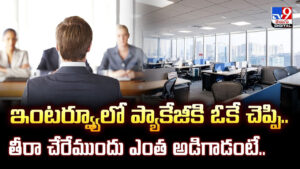 ఇంటర్వ్యూలో ప్యాకేజీకి ఓకే చెప్పి.. తీరా చేరేముందు అదిరే ట్విస్ట్ ఇచ్చాడు..