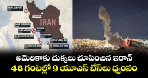 అమెరికాకు చుక్కలు చూపించిన ఇరాన్ ..48 గంటల్లో 9 యూఎస్ బేస్ లు ధ్వంసం
