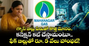 గ్యాస్ బిల్లు పేరుతో కొత్త మోసం.. కనెక్షన్ కట్ చేస్తామంటూ..  ఫేక్ బిల్లుతో రూ. 5 వేలు హాంఫట్!