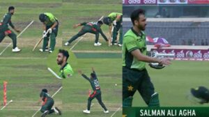 Pak vs Ban: సల్మాన్ ఆఘా అవుట్ వెనుక డ్రామా.. బంతిని చేతికిస్తుంటే రన్ అవుట్ చేసిన బంగ్లా కెప్టెన్!