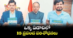 ఒక్క ఏడాదిలో 16 ప్రపంచ పరిశోధనలు