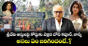 శ్రీదేవి ఆస్తులపై కోర్టుకు వెళ్లిన బోనీ కపూర్, జాన్వీ.. అసలు ఏం జరిగిందంటే..?