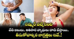 Summer Health Tips : సమ్మర్ వచ్చేసింది..  వేడి జలుబు.. అతిసార వ్యాధులు దాడి చేస్తాయి.. తీసుకోవాల్సిన జాగ్రత్తలు ఇవే..! 
