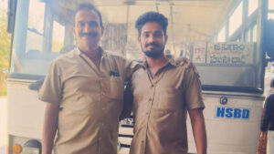 Telangana: తండ్రి డ్రైవర్.. కొడుకు కండక్టర్.. హుస్నాబాద్ ఆర్టీసీలో సూపర్ సీన్.. వీడియో వైరల్..
