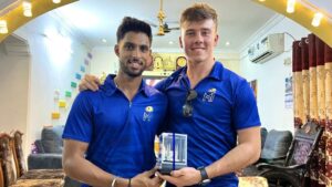 Unique Record: టీ20 వరల్డ్ కప్‌ హిస్టరీలో అరుదైన సీన్.. ఒకే ప్రపంచ రికార్డ్ సృష్టించిన బెస్ట్ ఫ్రెండ్స్..!