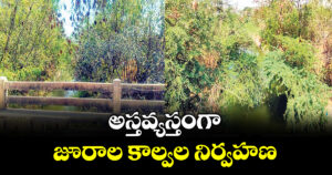 అస్తవ్యస్తంగా  జూరాల కాల్వల నిర్వహణ