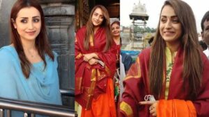 Trisha Visits Tirumala: తమిళనాడు ఫలితాల ముందు తిరుమలలో హీరోయిన్ త్రిషా దర్శనం.. టీవీకే విజయానికి ప్రార్థనలు..?