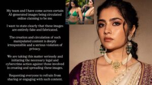 Rukmini Vasanth: AI డీప్‌ఫేక్ బికినీ వీడియో పై..క్లారిటీ ఇచ్చిన రుక్మిణి వసంత్