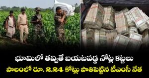 భూమిలో తవ్వితే బయటపడ్డ నోట్ల కట్టలు: పొలంలో రూ. 2.24 కోట్లు పాతిపెట్టిన టీఎంసీ నేత