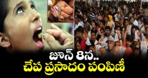 జూన్‌ 8న చేప ప్రసాదం పంపిణీ
