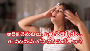 చెమటలు ఎక్కువగా పడుతున్నాయా? మీ శరీరంలో ఈ పోషక లోపం ఉండొచ్చు! జాగ్రత్త..