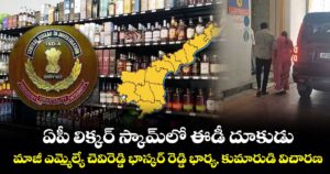 ఏపీ లిక్కర్ స్కామ్⁭లో ఈడీ దూకుడు.. మాజీ ఎమ్మెల్యే చెవిరెడ్డి భాస్కర్ రెడ్డి భార్య, కుమారుడి విచారణ