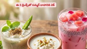 ఎండ వేడికి గొంతు ఎండిపోతోందా? ఈ మూడు డ్రింక్స్‌తో దాహానికి చెక్ పెట్టేయొచ్చు