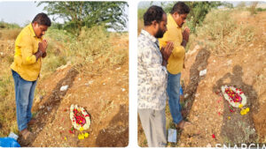 మానవత్వం చాటుకున్న నేస్తం.. వాహనం ఢీకొని చనిపోయిన కోతికి సాంప్రదాయబద్ధంగా అంత్యక్రియలు