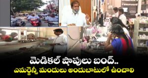 మెడికల్ షాపులు బంద్.. ఎమర్జెన్సీ మందులు అందుబాటులో ఉంచాలి:మంత్రి దామోదర రాజనర్సింహ
