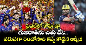 ఫైనల్‌లో కోహ్లీ షో.. గుజరాత్‌ను చిత్తు చేసి వరుసగా రెండోసారి కప్పు కొట్టిన ఆర్సీబీ