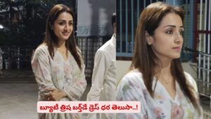 బర్త్‌డే రోజు త్రిష వేసుకున్న డ్రెస్ ధర ఎంతో తెలుసా? బ్యూటీ ఇంత సింపులా అనుకుంటారు