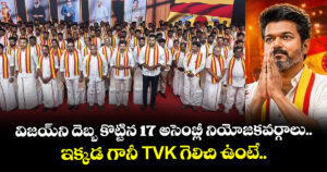 విజయ్⁫ని దెబ్బ కొట్టిన 17 అసెంబ్లీ నియోజకవర్గాలు.. ఇక్కడ గానీ TVK గెలిచి ఉంటే..