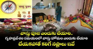 వాస్తు పూజ ఎందుకు చేయాలి.. గృహప్రవేశం సమయంలో వాస్తు హోమం ఎందుకు చేయాలి.. చేయకపోతే కలిగే నష్టాలు ఇవే..