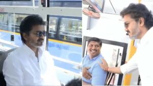 CM Vijay: ఆర్టీసీ బస్సులో ప్రయాణించిన విజయ్.. ఫొటోలు వైరల్