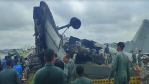 IAF AN-32: అస్సాంలో IAF AN-32 విమానానికి ప్రమాదం.. ల్యాండింగ్ తర్వాత ఒక్కసారిగా మంటలు!