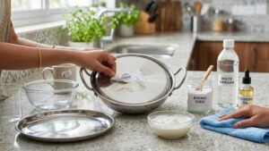 Kitchen Cleaning Tips: కొత్త పాత్రలపై ఉన్న మొండి స్టిక్కర్స్‌ పోవడం లేదా? ఈ ట్రిక్స్‌తో నిమిషాల్లో క్లీన్!