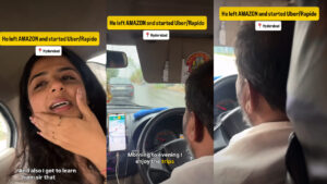 Viral Video: అసలైన విజయం అంటే ఇదే.. అమెజాన్ జాబ్ వదిలి క్యాబ్ డ్రైవర్‌గా హైదరాబాద్ టెక్కీ..