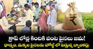 క్రాప్⁭ లోన్ల కిందికి పంట పైసలు జమ!  ధాన్యం, మక్కల పైసలను హోల్డ్⁭ లో పెడ్తున్న బ్యాంకర్లు