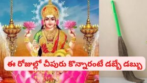 ఈ రోజుల్లో చీపురు కొంటే లక్ష్మీదేవి మీ ఇంటికి వచ్చినట్లే.. దరిద్రం పోయి డబ్బులు రావాలంటే ఇలా చేయండి..