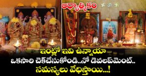 ఆధ్యాత్మికం: ఇంట్లో ఇవి ఉన్నాయా...ఒకసారి చెక్ చేసుకోండి..నో డెవలప్మెంట్.. సమస్యలు వేధిస్తాయి...!