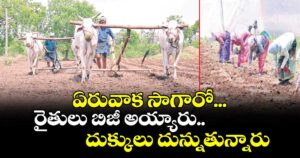ఏరువాక సాగారో...   రైతులు బిజీ అయ్యారు.. దుక్కులు దున్నుతున్నారు
