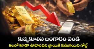 కుప్పకూలిన బంగారం వెండి.. కలలో కూడా ఊహించని స్థాయికి పడిపోయిన గోల్డ్