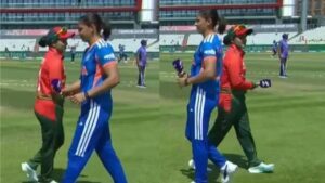 INDW vs BANW: హర్మన్‌ప్రీత్, నిగర్ సుల్తానా మధ్య ముదిరిన వైరం.. టాస్ వేళ షేక్‌హ్యాండ్ ఇచ్చుకోని కెప్టెన్లు!
